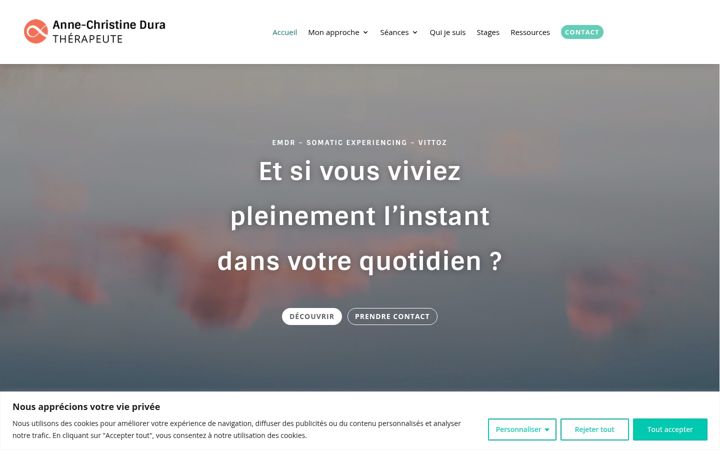 Screenshot of annechristinedura-therapeute.com