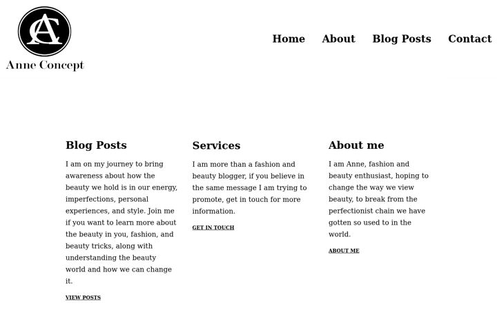 Screenshot του anneconcept.com