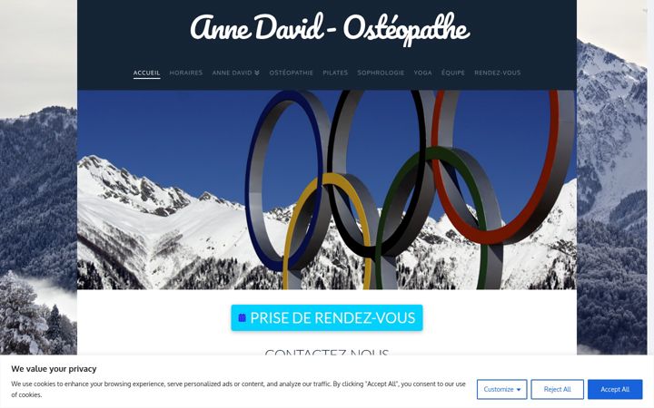 Screenshot of annedavid.ca