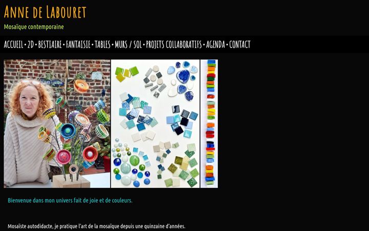 Screenshot of annedelabouret.com