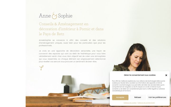 Screenshot of anneetsophie.com