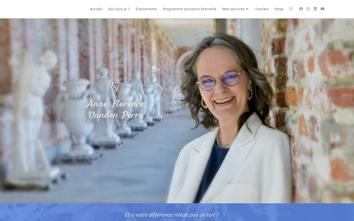 Екранна снимка на anneflorencevandenperre.com