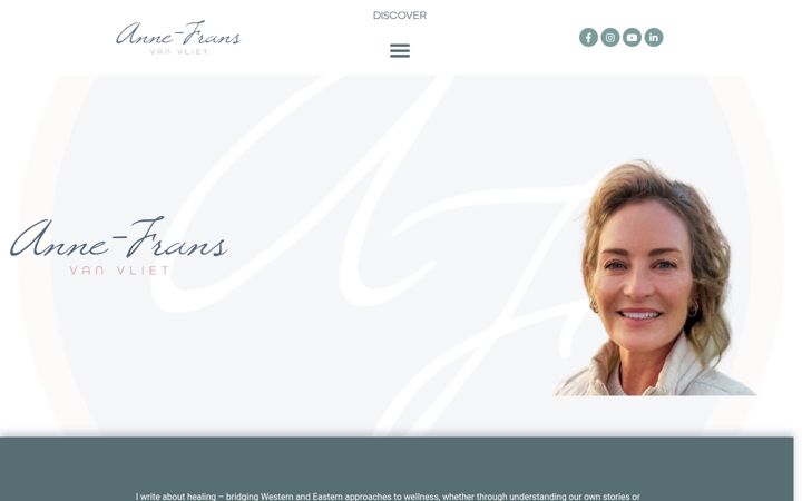 Screenshot of annefrans.com