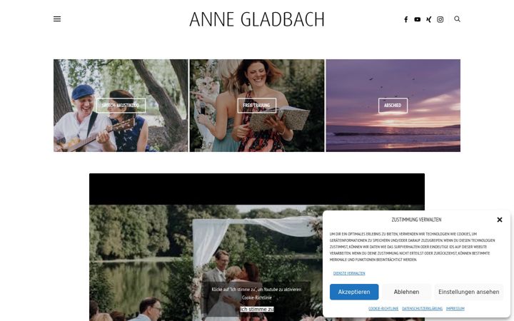 Zrzut ekranu annegladbach.de