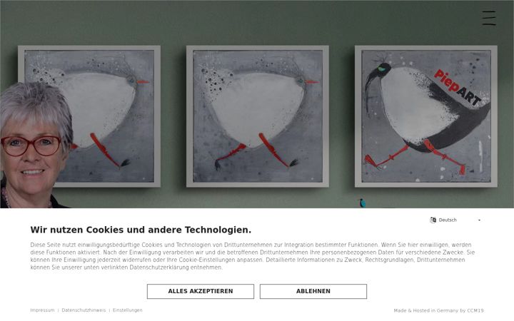 Zrzut ekranu annehuber-kunst.de