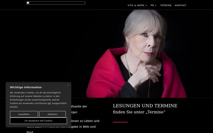 Screenshot of annekathrin-buerger.de