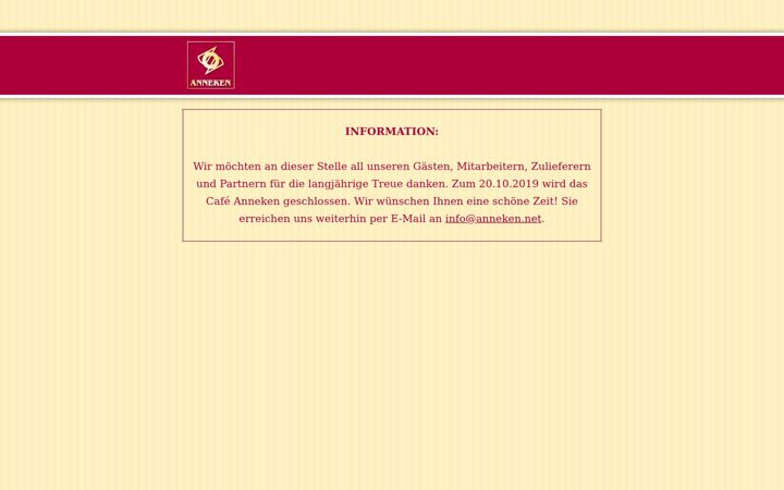Screenshot of anneken.net