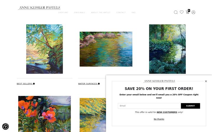 Képernyőkép: annekesslerpastels.com