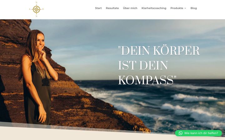 Screenshot of annekotzur.de