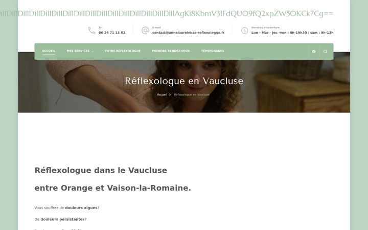 Screenshot of annelaurelebas-reflexologue.fr