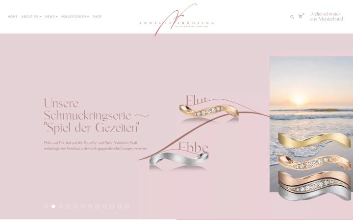 Screenshot of annelie-froehling.de