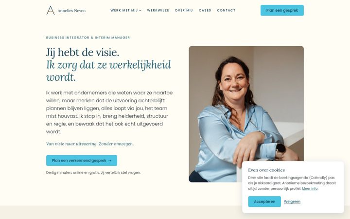 Screenshot of anneliesatwork.be