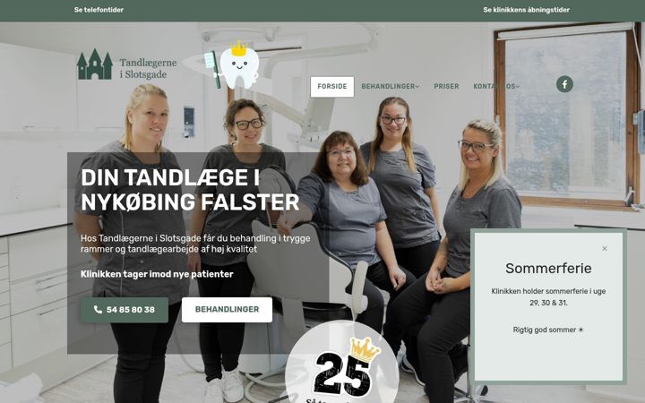 Screenshot of anneliseblak.dk