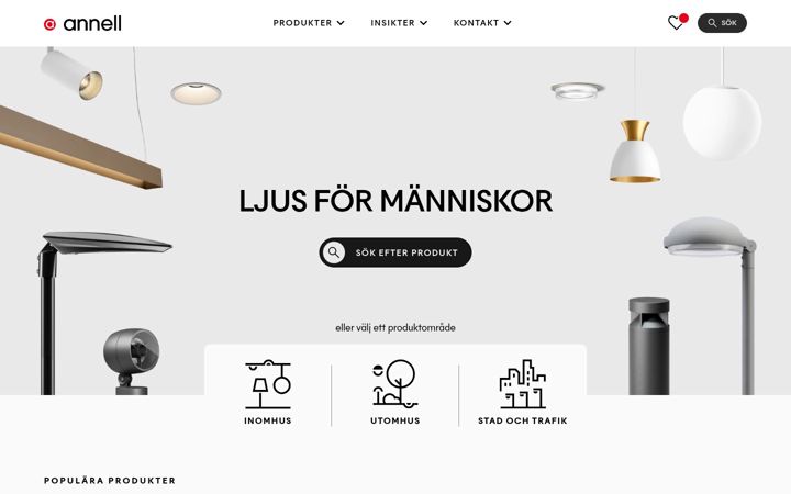 Screenshot of annell.se