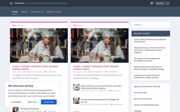 Screenshot of annellen.com