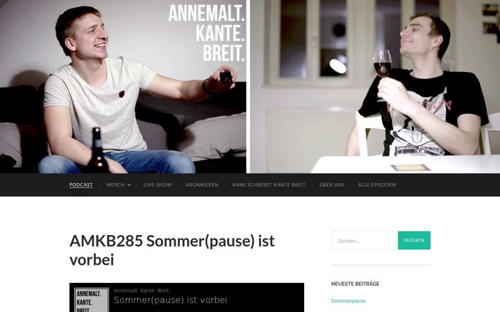Screenshot of annemalt-kante-bre.it
