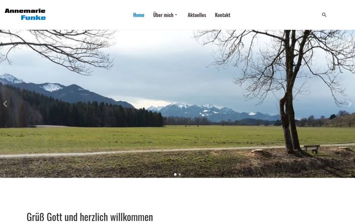 Screenshot of annemarie-funke.de