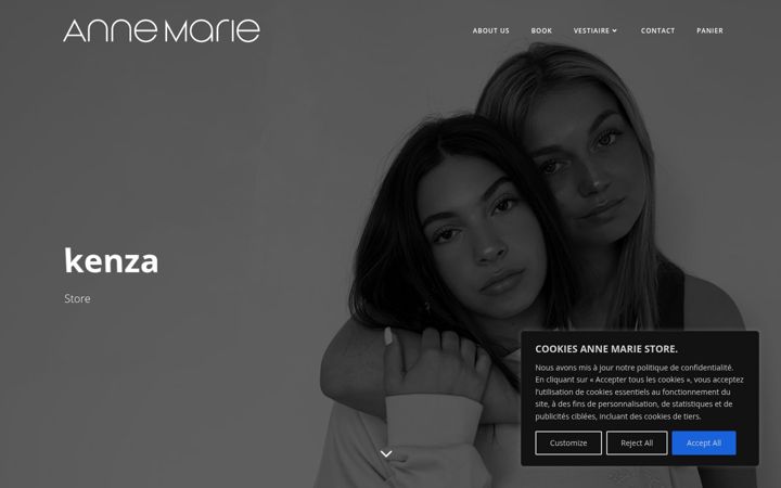 Screenshot of annemarie-store.be