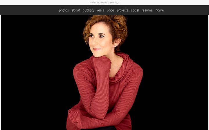 Screenshot of annemariecummings.com