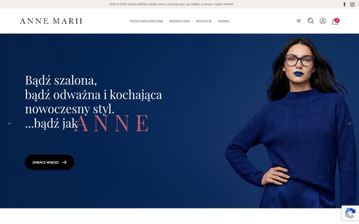 Screenshot von annemarii.com