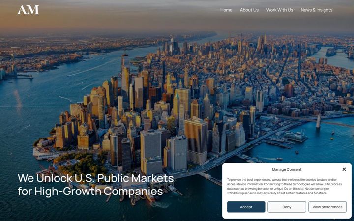 Screenshot of annemartina.com