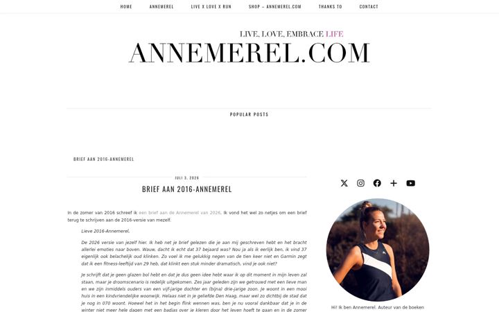 Screenshot von annemerel.com