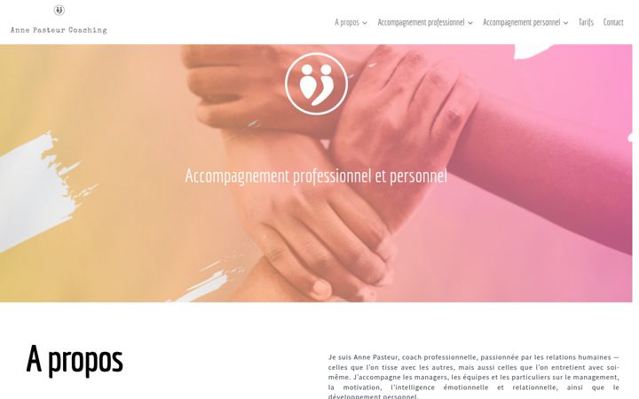 Screenshot of annepasteur.fr