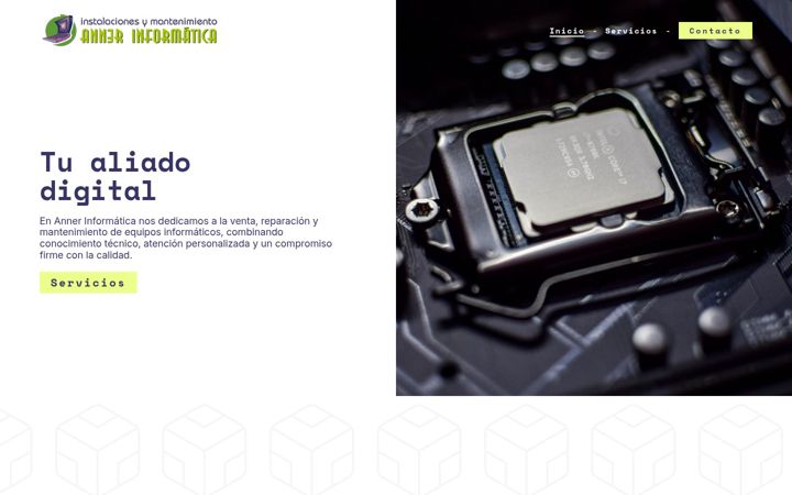 Screenshot of anner-informatica.com
