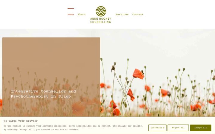 Screenshot von annerooneycounsellingsligo.com