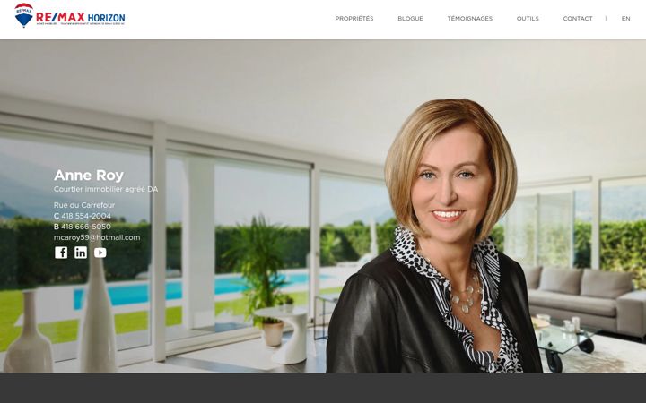 Screenshot von anneroy.com
