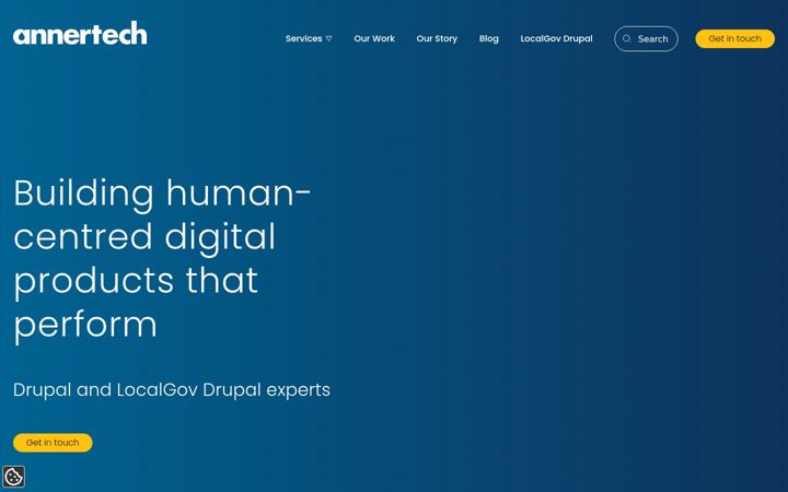 Screenshot of annertech.com
