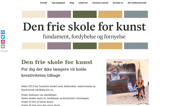 Screenshot of annes-atelier.dk