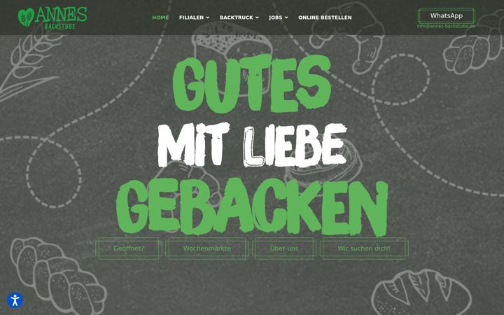 Screenshot of annes-backstube.de