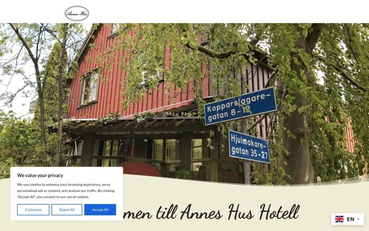 Screenshot von annes-hus.com