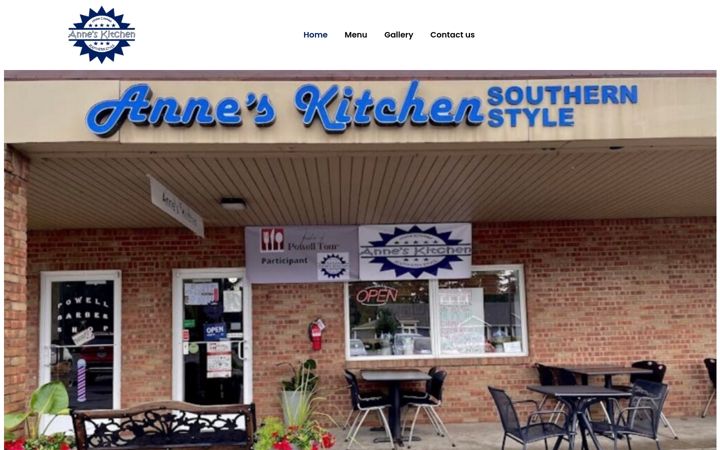 Screenshot von annes-kitchenpowell.com