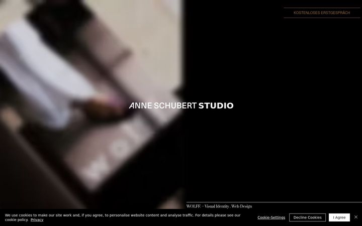 Screenshot of anneschubert.net