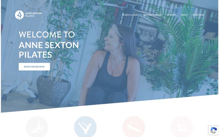 Ekraanipilt saidist annesextonpilates.ie