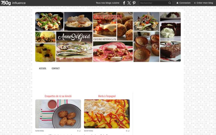 Screenshot of annesogood.org