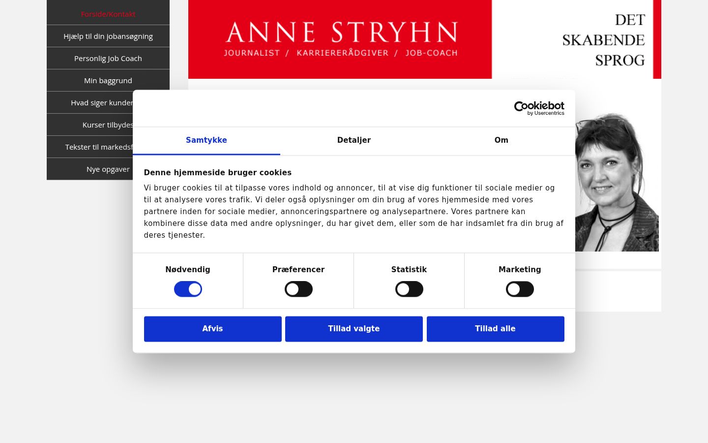 Screenshot tal-banner tal-kunsens muri qabel kwalunkwe interazzjoni
