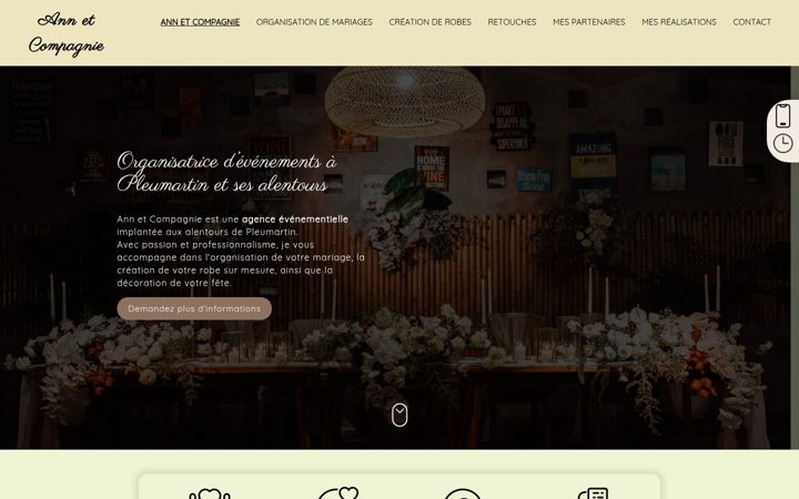 Screenshot of annetcompagnie.fr