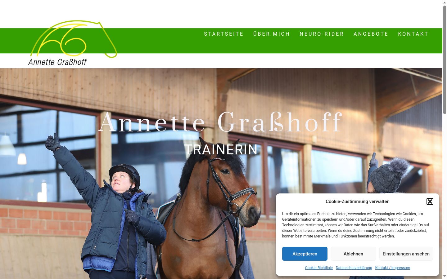 Screenshot tal-banner tal-kunsens muri qabel kwalunkwe interazzjoni
