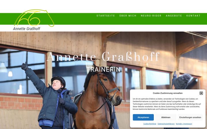 Screenshot of annette-grasshoff.de