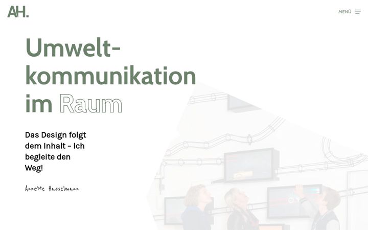 Screenshot of annette-hasselmann.de