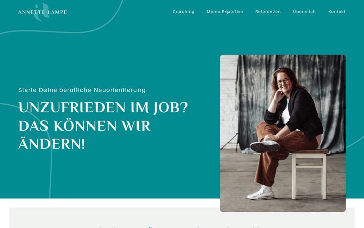Screenshot of annette-lampe.de