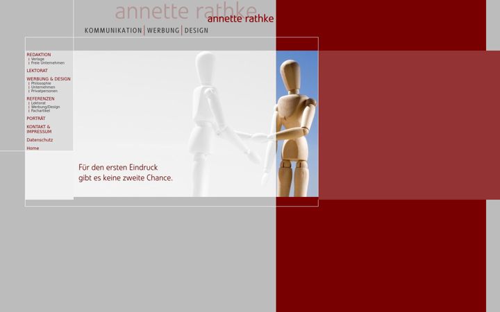 Screenshot of annette-rathke.de