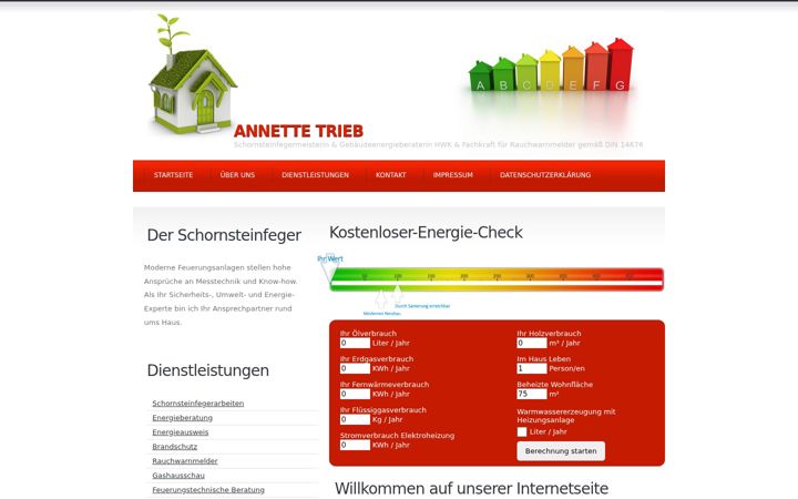 Snímek obrazovky annette-trieb.de