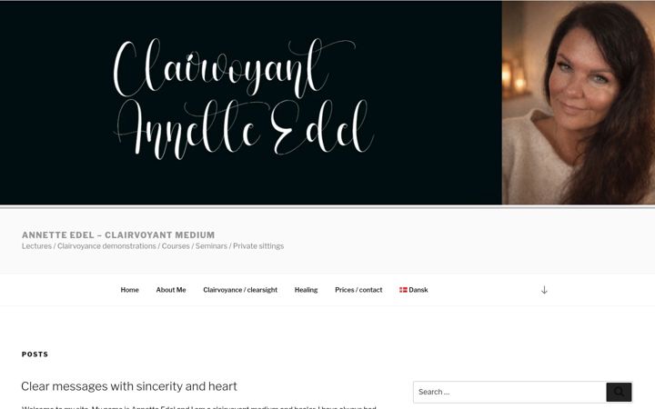 Ekraanipilt saidist annetteedel.dk