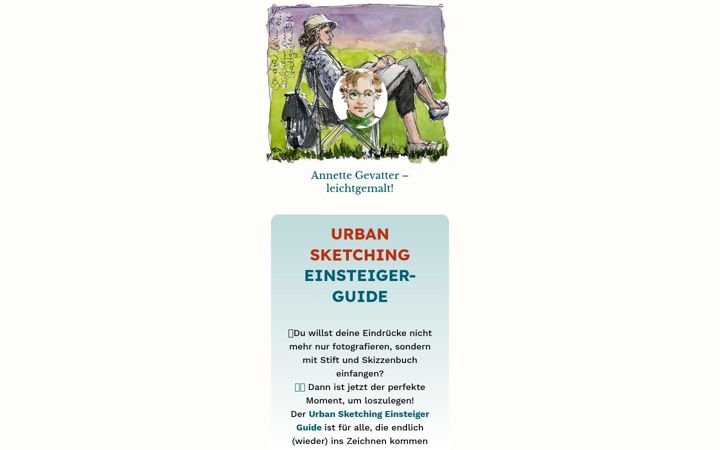 Screenshot of annettegevatter.eu