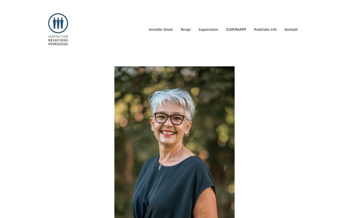 Screenshot of annettegroot.dk