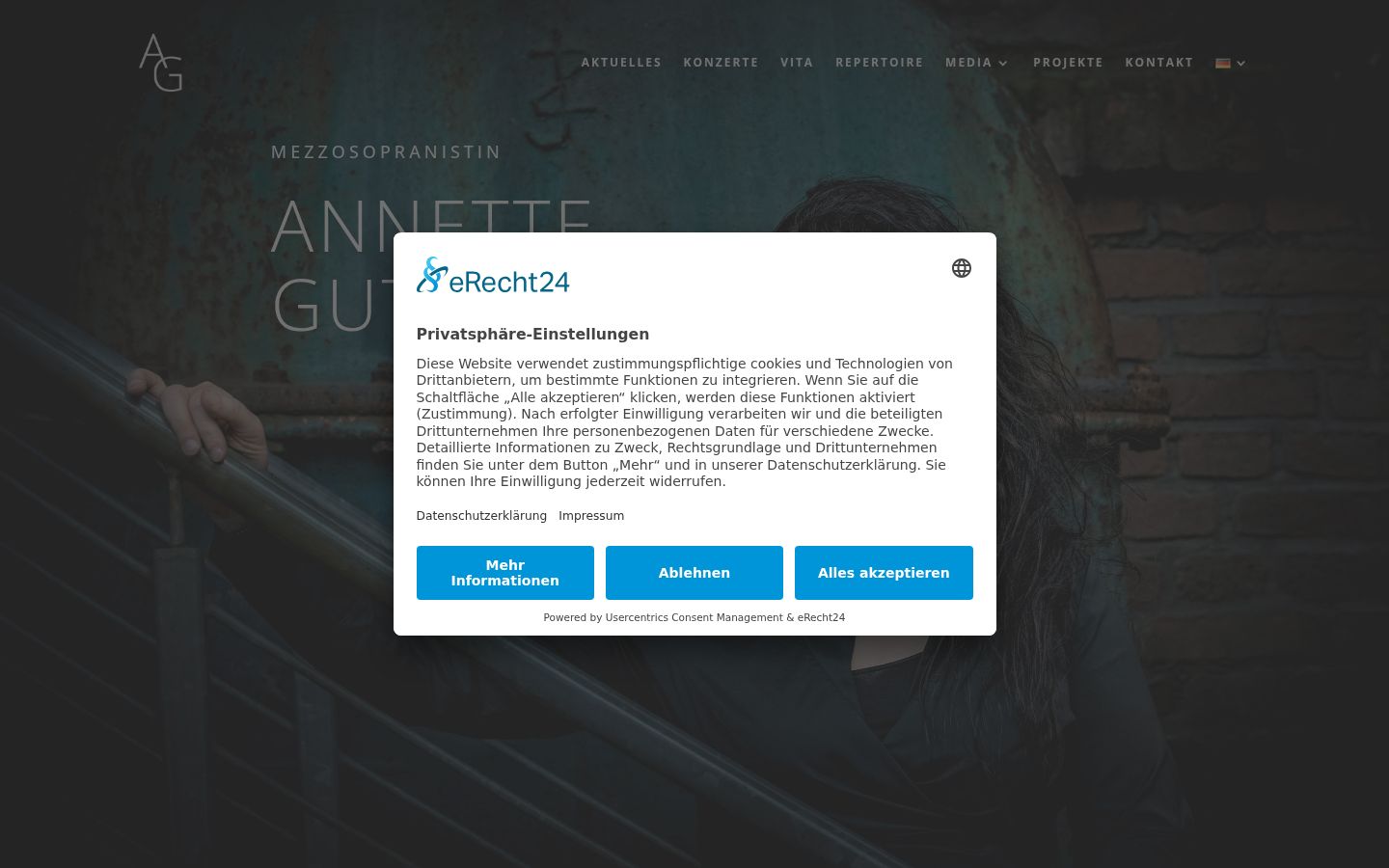 Screenshot tal-banner tal-kunsens muri qabel kwalunkwe interazzjoni